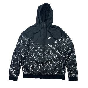 Nike Black Men's Camo Jacket Windbreaker